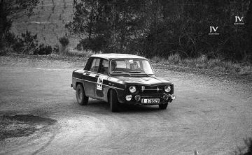 S. Moliné-S. Enrich (Renault 8). Rallye  Anoia 1970 (Foto: Jodi viñals)